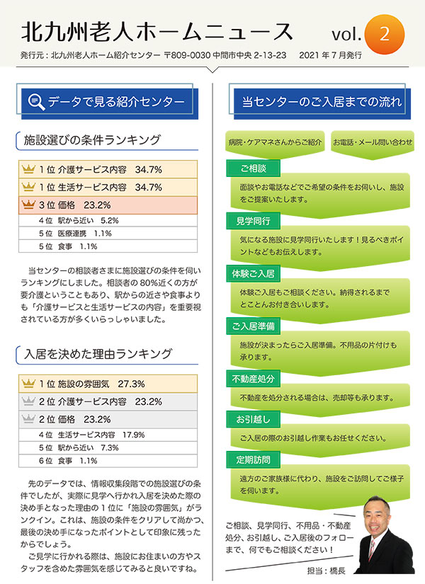 北九州老人ホームニュースvol.2表